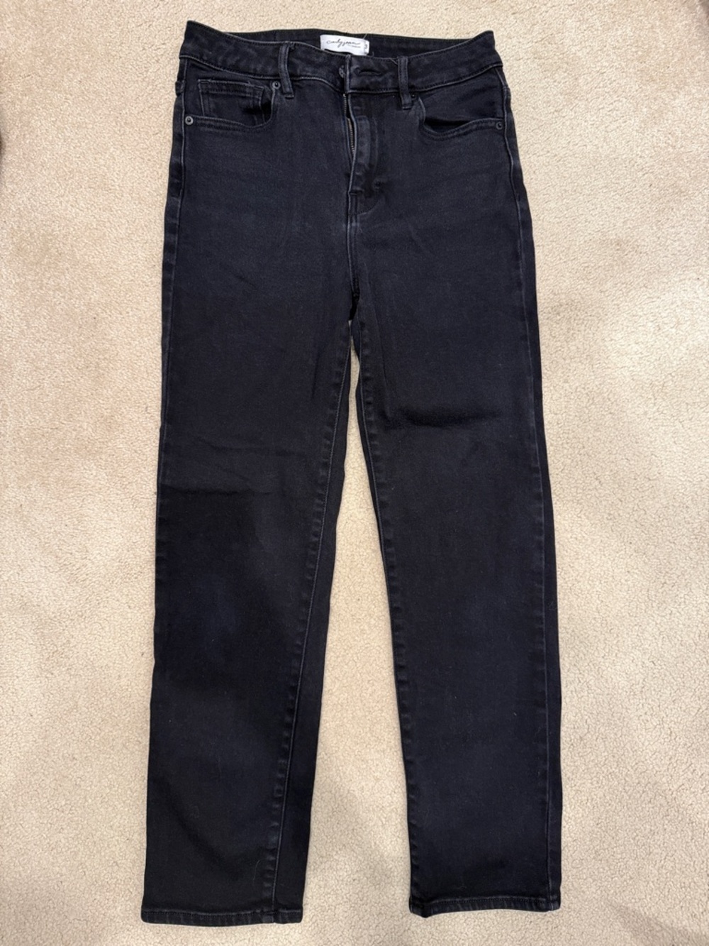 Carly Jean Los Angeles Chrissy Classic Vintage Black Jeans Size 3